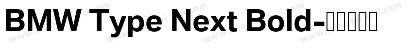 BMW Type Next Bold字体转换